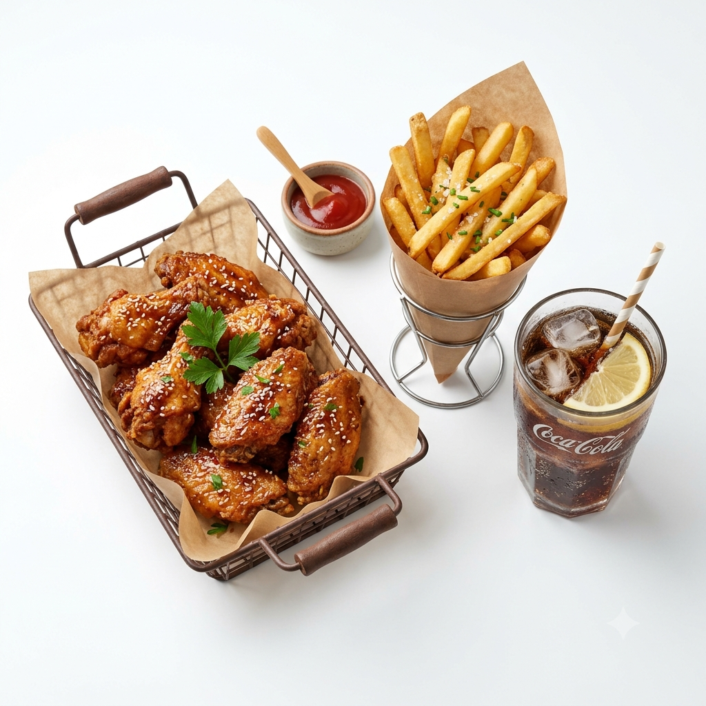 Menú Alitas de Pollo