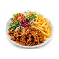 Kebab en Plato Solo Carne