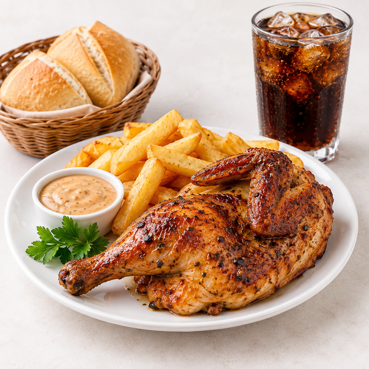 1/2 Pollo Asado