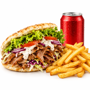Menú Kebab Solo Carne