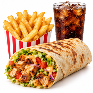 Menú Burrito de Pollo